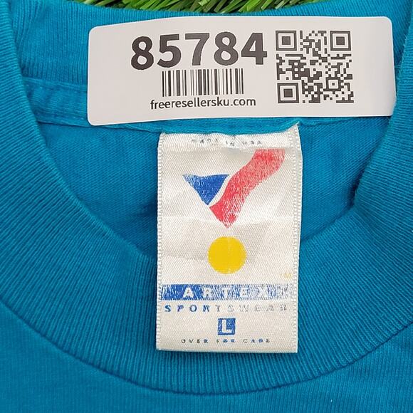 Vintage 1997 Florida Marlins Baseball Shirt Large 20x27 World-Series Blue - Picture 6 of 13